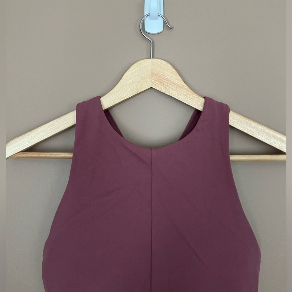 {Athleta} Conscious Cut Out Crop Tank in Tawny Rose - Womens XS - Picture 4 of 12